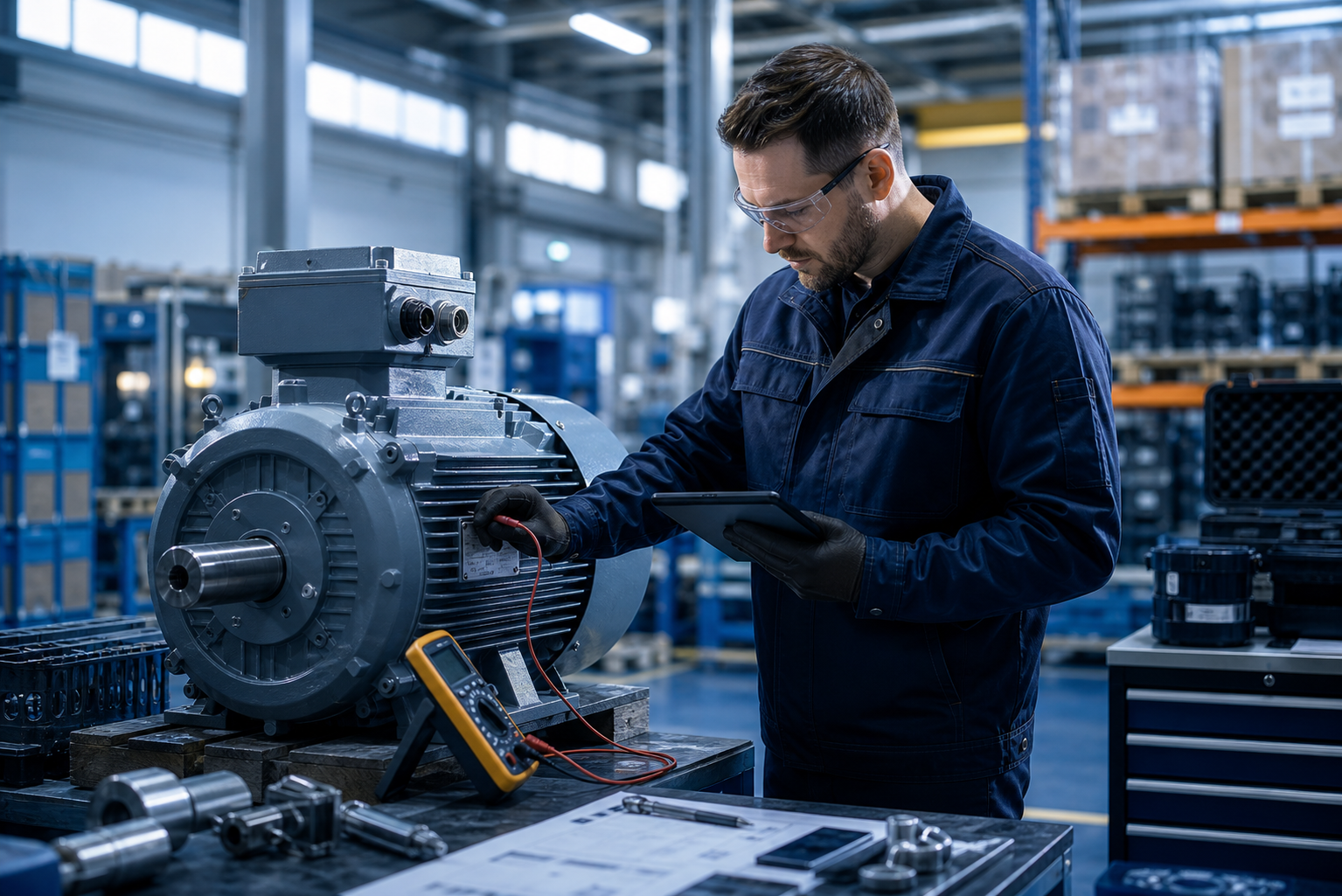 Inspección de equipos industriales en Alemania